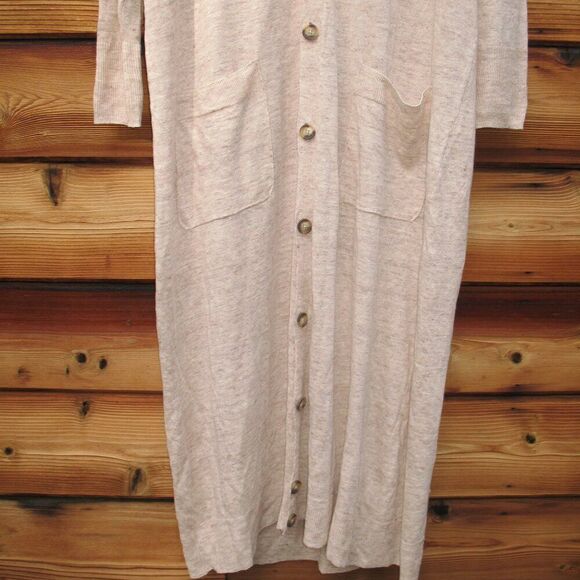 NWT Billy Reid Linen Long Cardigan Sweater - Picture 6 of 13